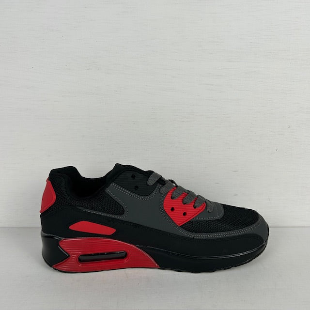 Gave air sneakers zwart grijs rood