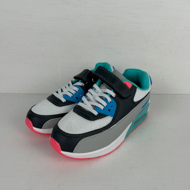 Kids leuke air sneakers blauw grijs