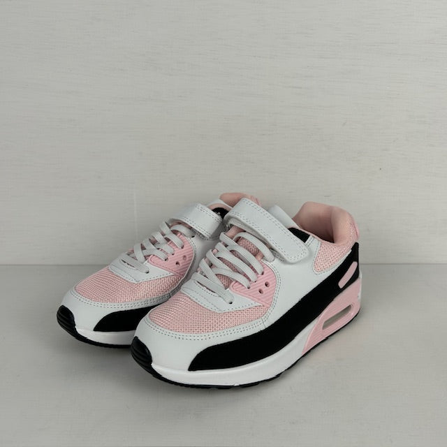 Kids leuke air sneakers roze wit (verkrijgbaar van maat 24 t/m maat 35)