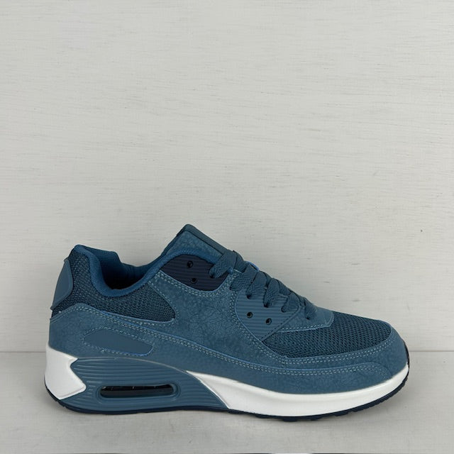 Leuke air sneakers blauw (verkrijgbaar van maat 36 t/m maat 45)