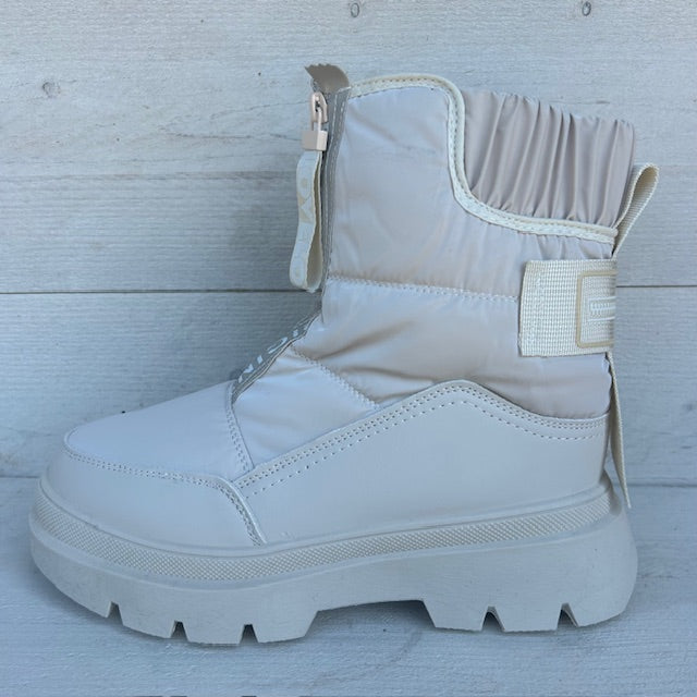 Love snowboots met rits beige