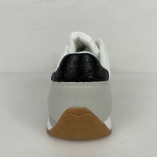 Sportieve sneakers met leuk design zwart wit