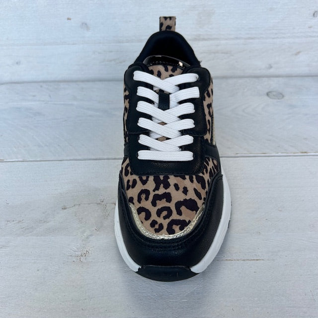 POSH by Poelman sneakers black animalprint