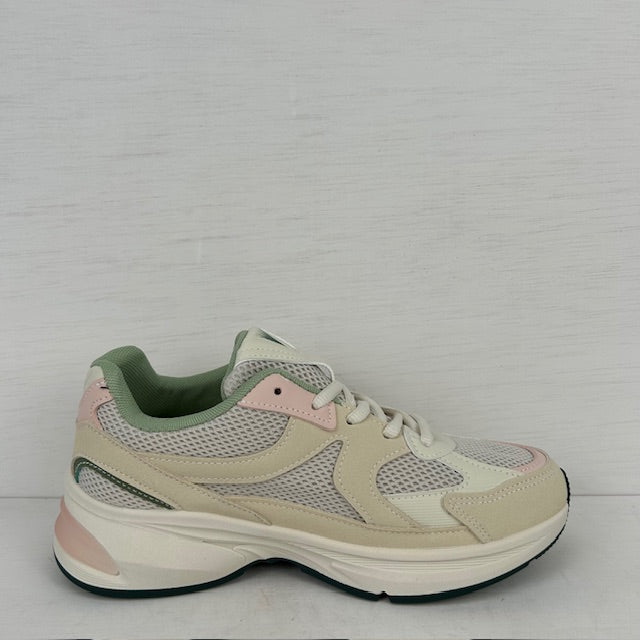 Leuke sneakers met trendy design groen