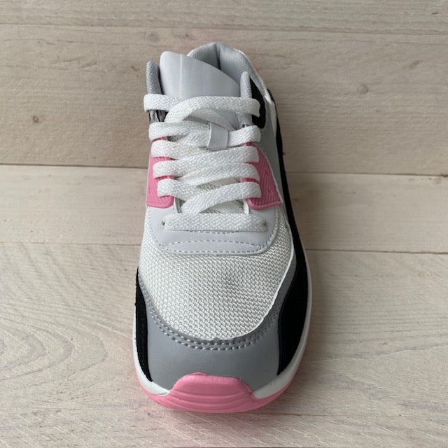Gave nieuwe air sneakers wit grijs roze