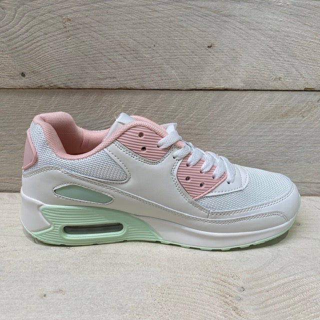 Gave air sneakers pink green