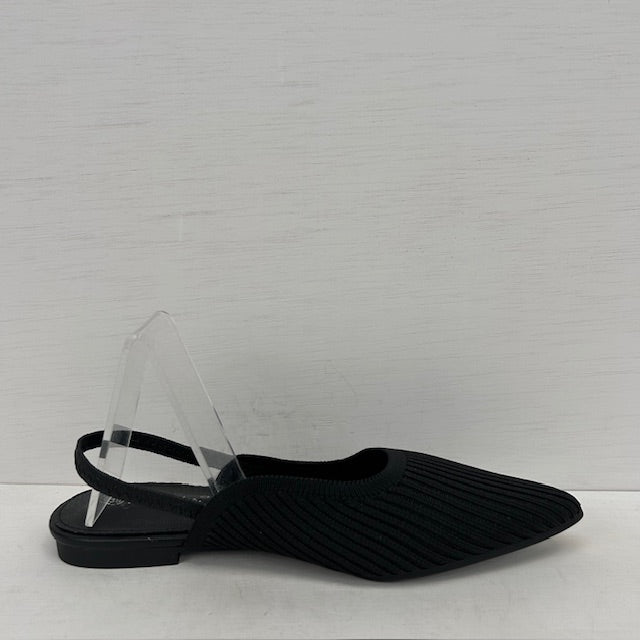 Leuke slingbacks met lage hak zwart