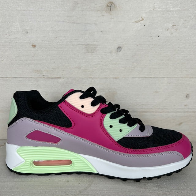Gave nieuwe air sneakers fuchsia lila