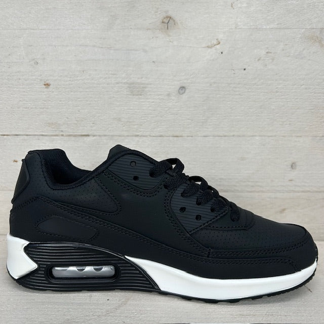 Gave air sneakers zwart wit (maat 36 t/m 45)