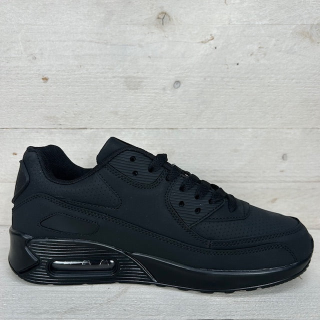 Gave air sneakers zwart (maat 36 t/m 45)