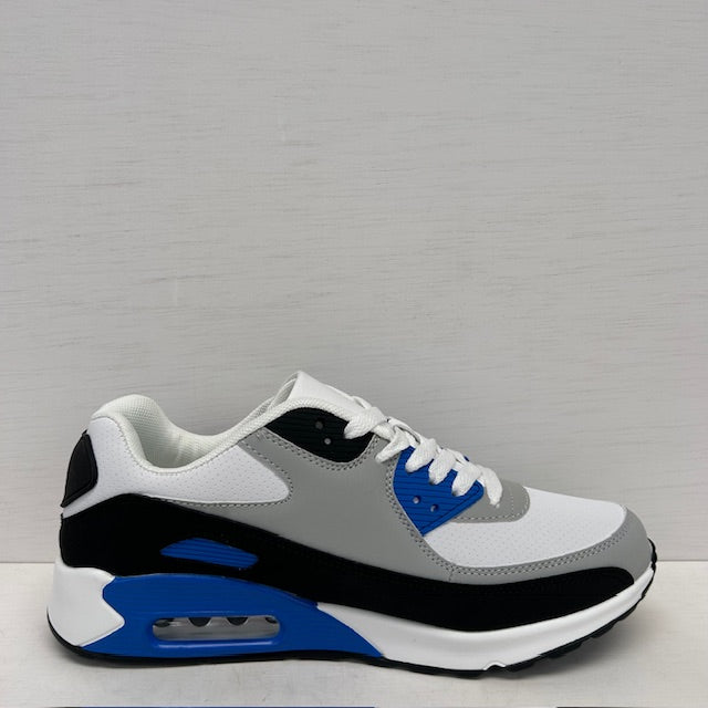 Leuke air sneakers wit blauw zwart (verkrijgbaar van maat 40 t/m maat 46)