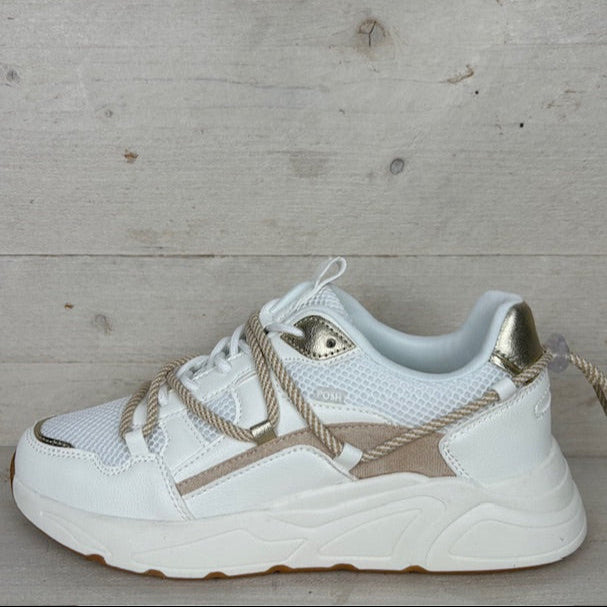 POSH by Poelman sneakers wit met combinatie