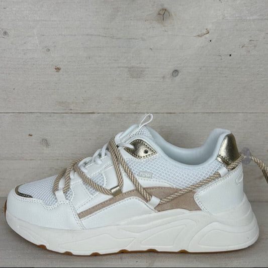 POSH by Poelman sneakers wit met combinatie