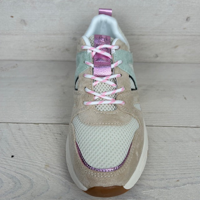 POSH by Poelman sneakers beige groen