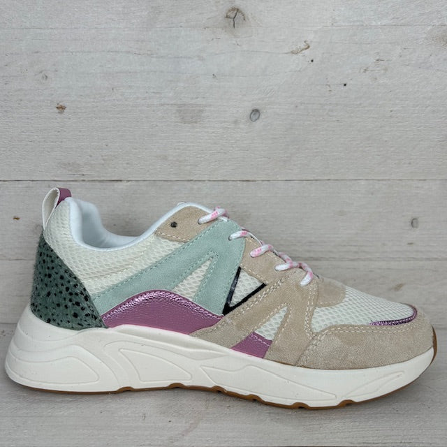 POSH by Poelman sneakers beige groen