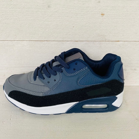 Air sneakers grijs blauw