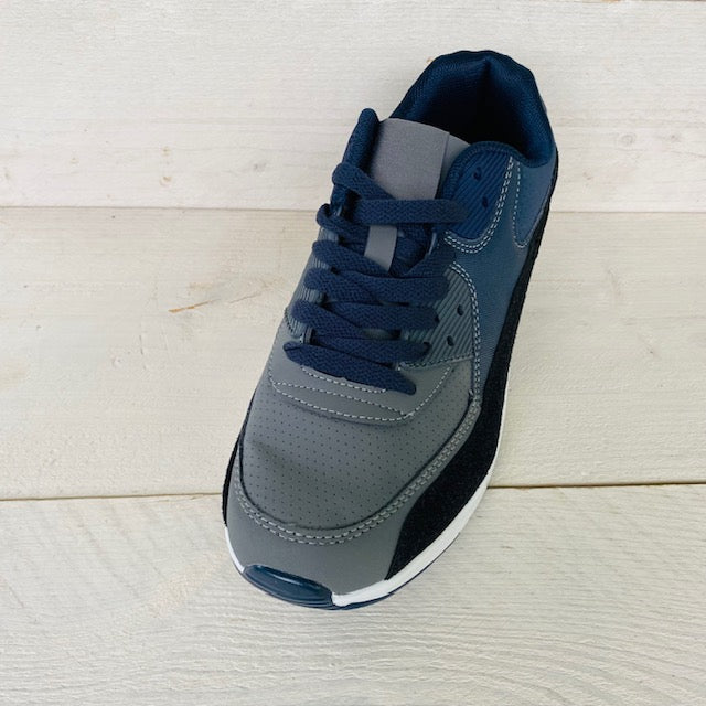 Air sneakers grijs blauw