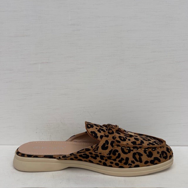 Geweldige instap slippers panter