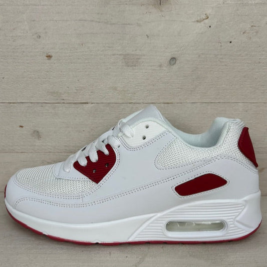 Gave air sneakers wit bordeaux rood