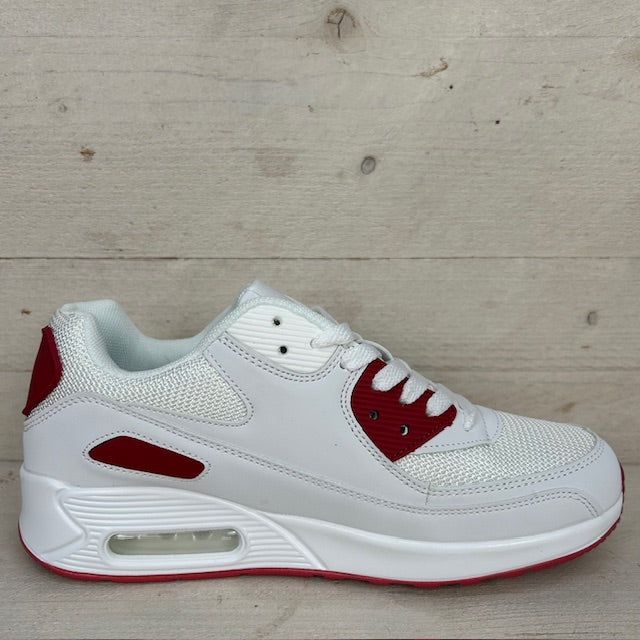Gave air sneakers wit bordeaux rood