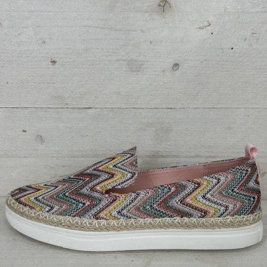 La Strada loafers 2410923 pink/ yellow multi fabric