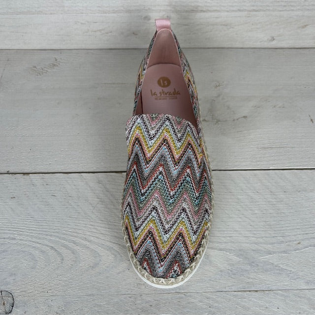 La Strada loafers 2410923 pink/ yellow multi fabric