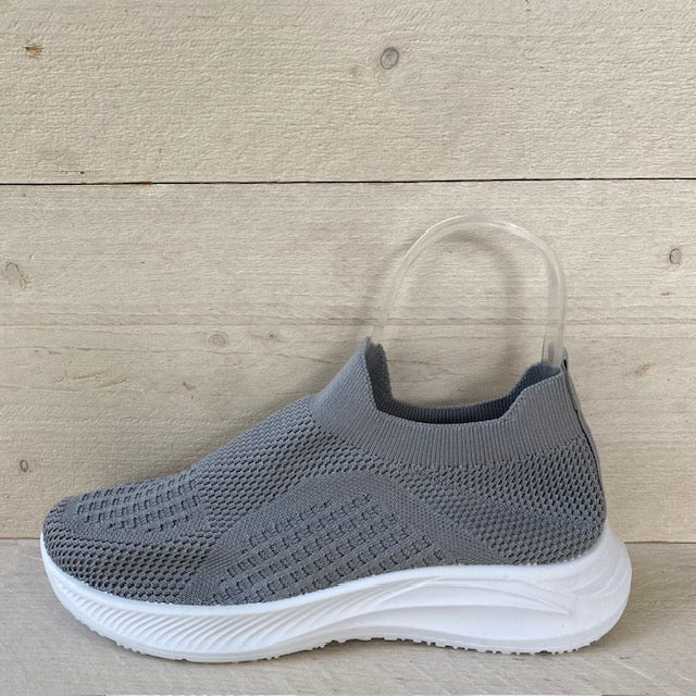 Instapsneakers grijs
