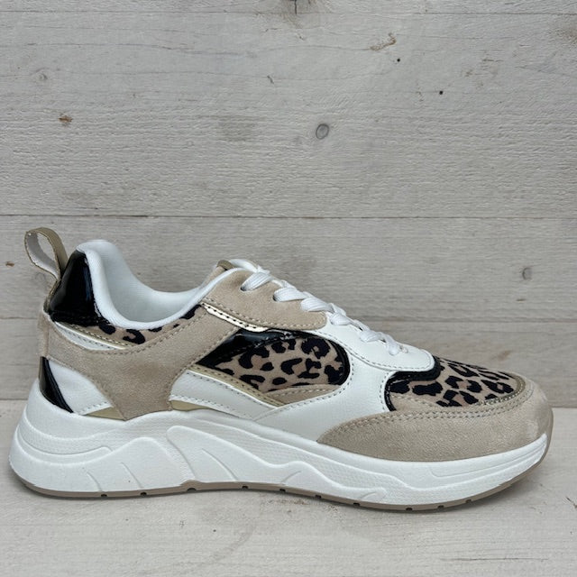 POSH by Poelman sneakers brown leopard