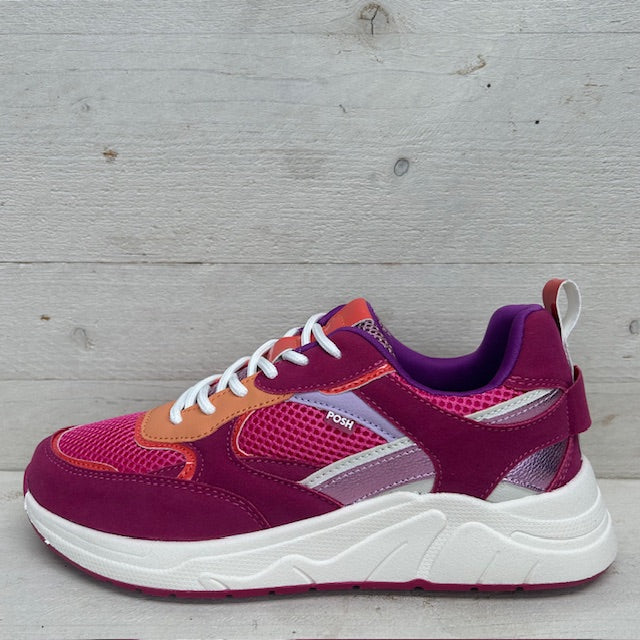 POSH by Poelman sneakers pink with combination
