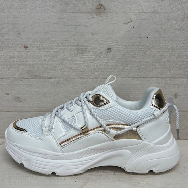 POSH by Poelman sneakers white gold