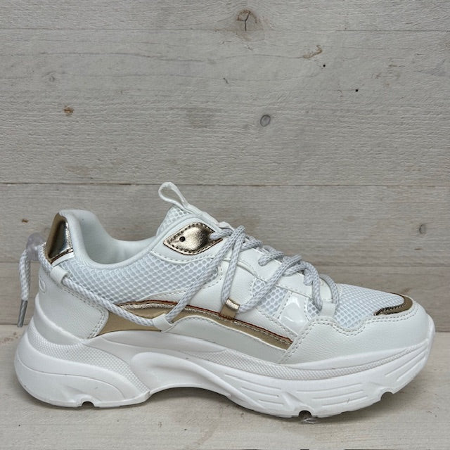POSH by Poelman sneakers white gold