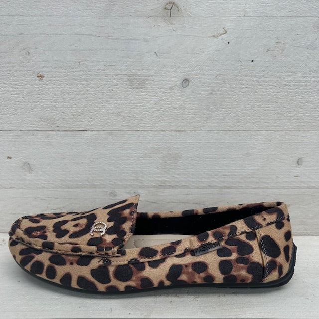 Leuke suèdine espadrilles panter