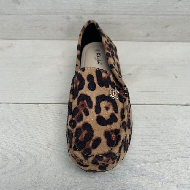Leuke suèdine espadrilles panter