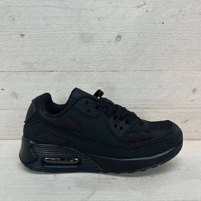 Kids leuke air sneakers zwart