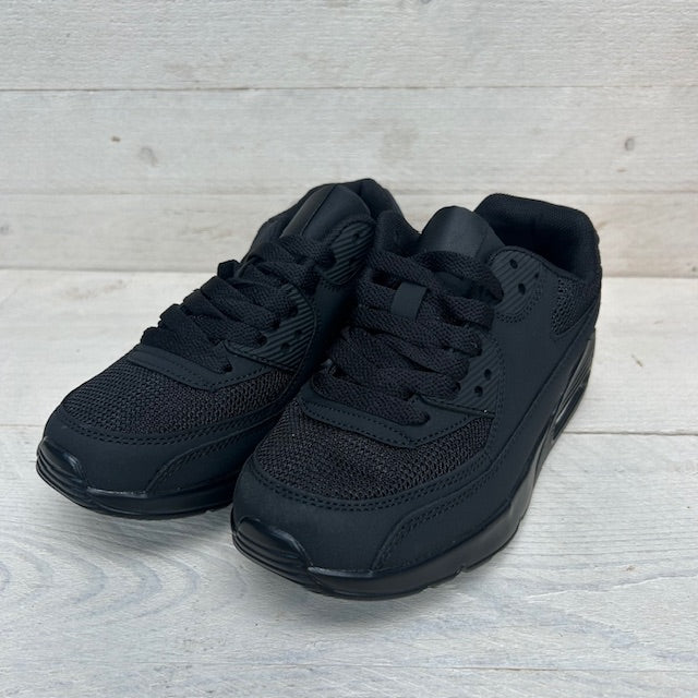 Kids leuke air sneakers zwart