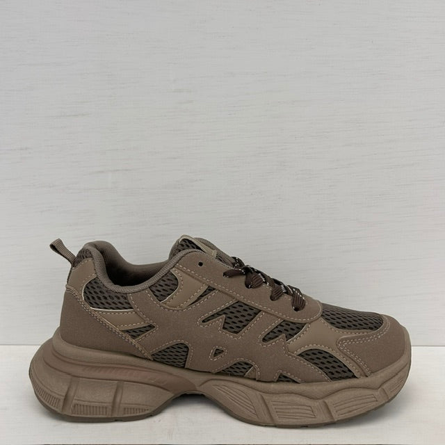 Geweldige sneakers met sportieve look bruin