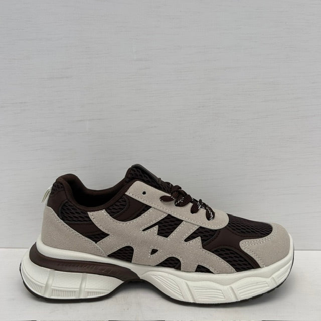 Geweldige sneakers met sportieve look khaki