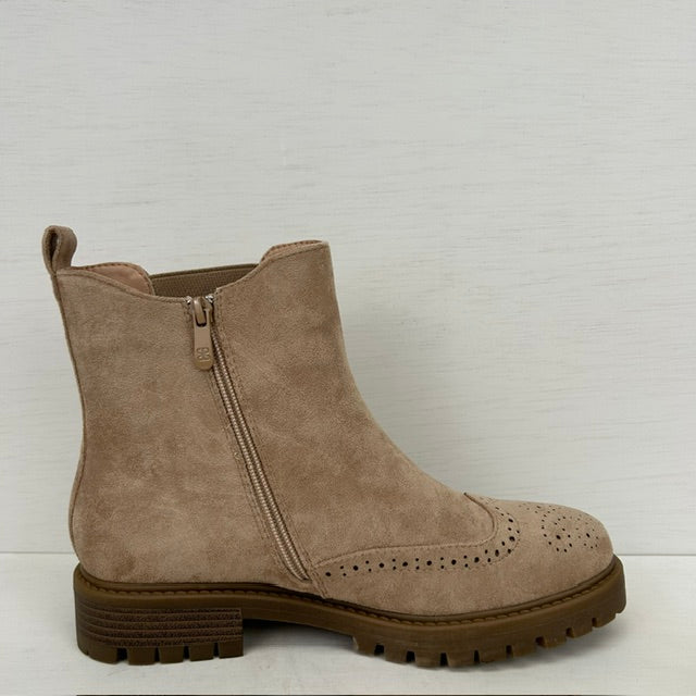 Geweldige boots met leuke afwerking khaki
