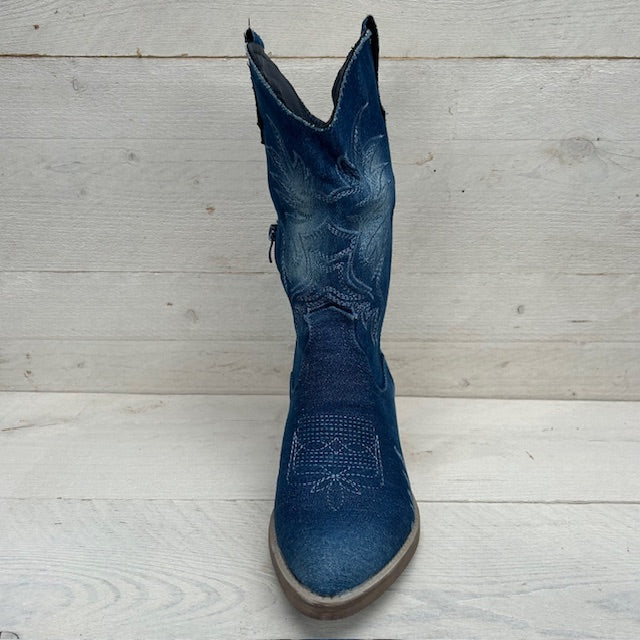 Gave cowboylaarzen dark jeans