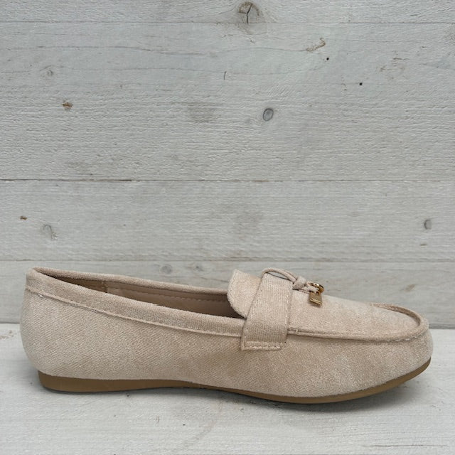 Fraai afgewerkte espadrilles beige