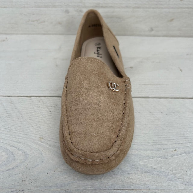 Leuke suèdine espadrilles khaki