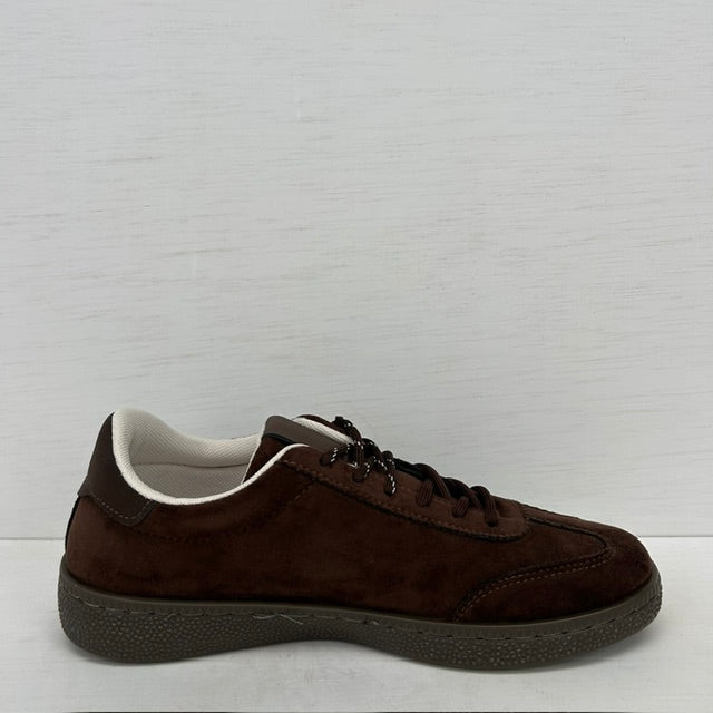 Geweldige retro sneakers met franjes bruin