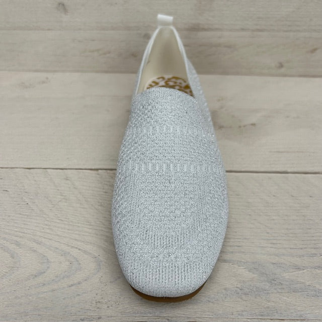 La Strada instappers 2111884 white/ silver knitted