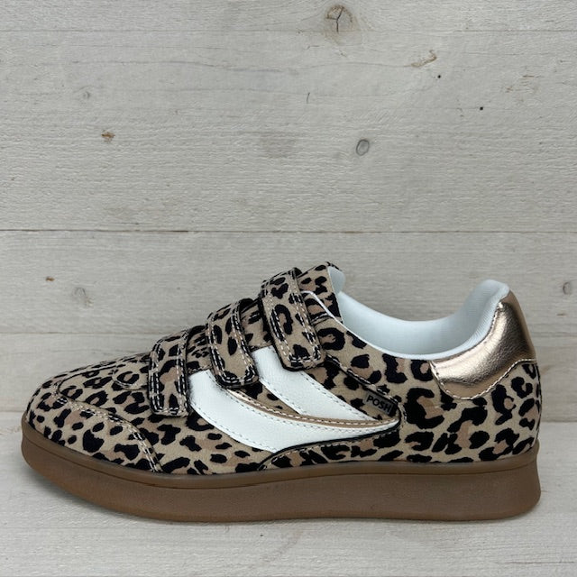 POSH by Poelman sneakers white with animalprint