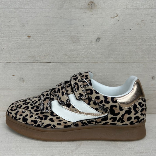 POSH by Poelman sneakers white with animalprint