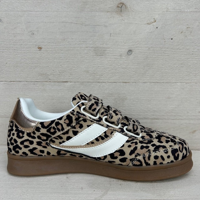 POSH by Poelman sneakers white with animalprint