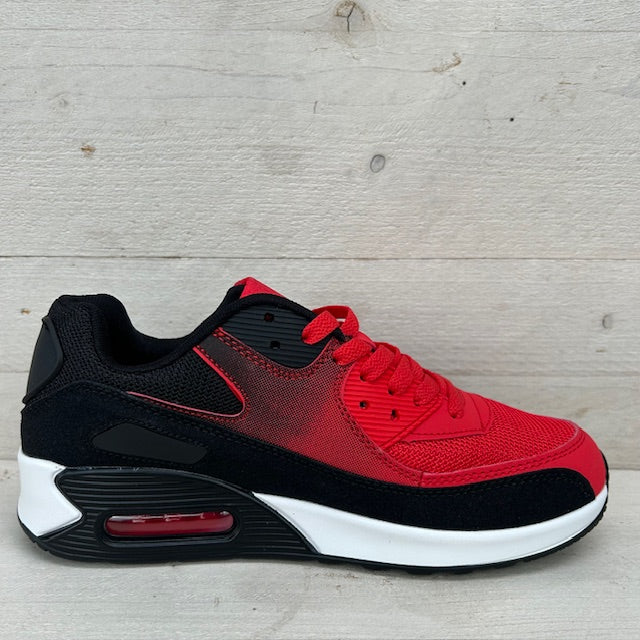 Gave air sneakers zwart rood