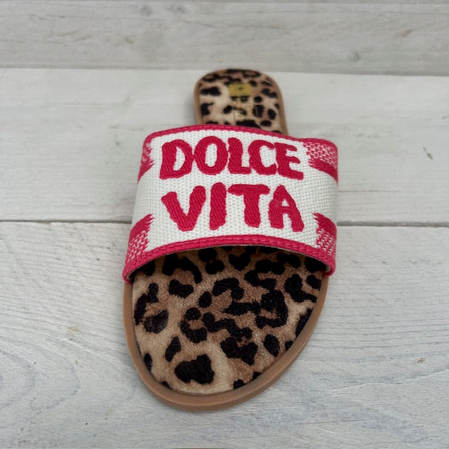 Dolce Vita slippers roze panter