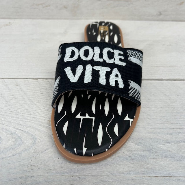 Dolce Vita slippers zwart