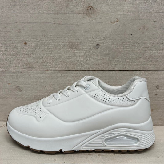 Basic air sneaker wit